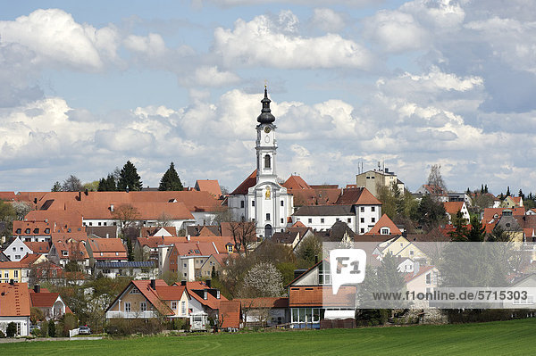 Frauenkloster Europa Kirche Altomünster Bayern Deutschland Oberbayern