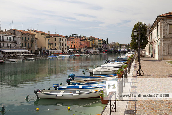 Europa Boot Geschichte Gardasee Venetien Italien