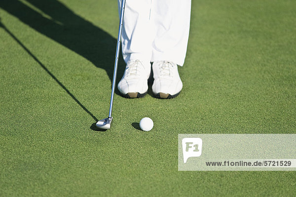 Cyprus  Person playing golf on golf course