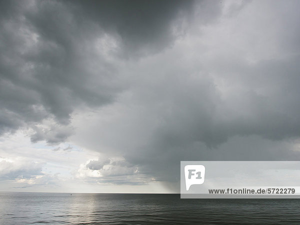 Germany  View of cloudy sky over Baltic Sea at Rugen Island