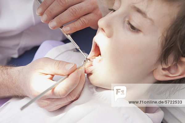 Germany  Bavaria  Dentist examining patient