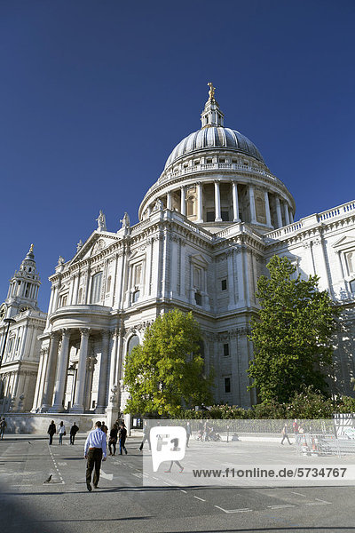 St. Paul's Cathedral eine Kathedrale in London England Großbritannien Europa