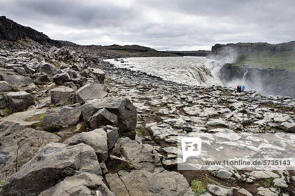 Dettifoss waterfall  Vatnajokull National Park  Iceland