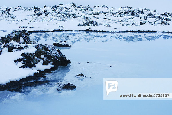 Island Reykjanes Halbinsel Blue Lagoon Geothermal Spa