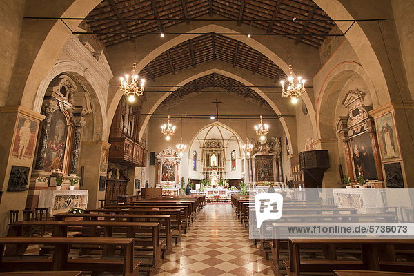 Kirche Santa Maria Maggiore  Sirmione  Lombardei  Italien  Europa