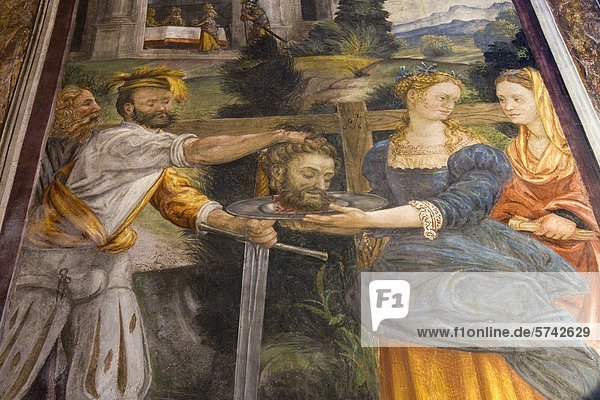 Fresko von Bernardino Luini  Kloster San Maurizio Maggiore  Mailand  Italien