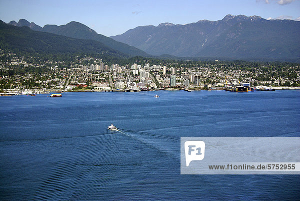 Blick auf North Vancouver  Kanada