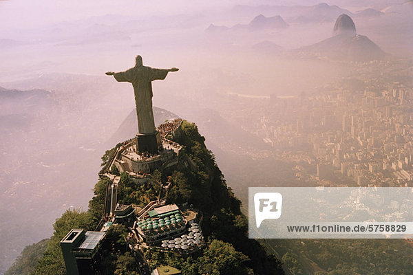Christ The Redeemer statue  Rio de Janeiro  Brazil