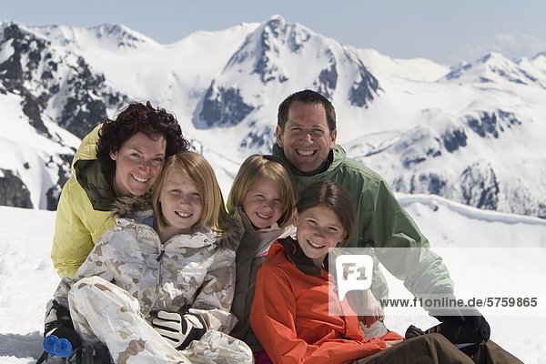 Family vacation  Whistler  British Columbia  Canada.
