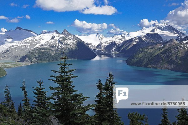 Garibaldi-See von Panorama Ridge  Garibaldi Provincial Park  British Columbia  Kanada