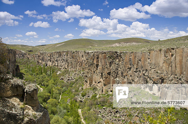 Das Ihlara-Tal  Cappadocia  auch Capadocia  Zentralanatolien  weitgehend in der Nev_ehir Provinz  Türkei
