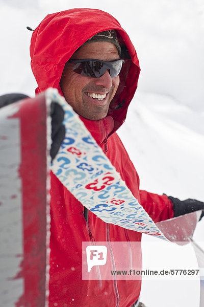 Führung Anleitung führen führt führend Berg Ski ziehen Kanada