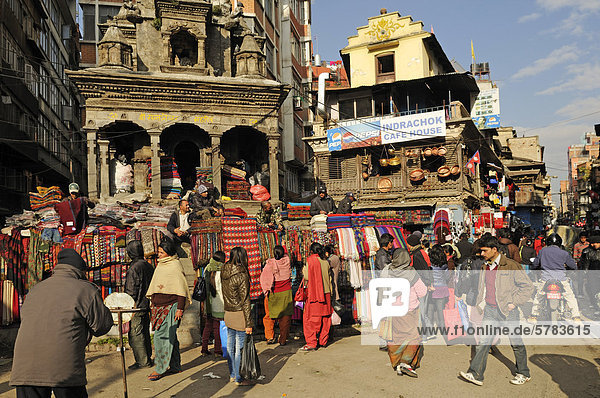 Kathmandu Hauptstadt Städtisches Motiv Städtische Motive Straßenszene Straßenszene UNESCO-Welterbe Asien Nepal
