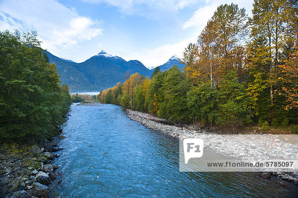Cheakamus River  British Columbia  Kanada