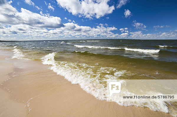 Großer Strand in Buffalo Peter Teich See Buffalo Narrows nördlichen Saskatchewan Kanada