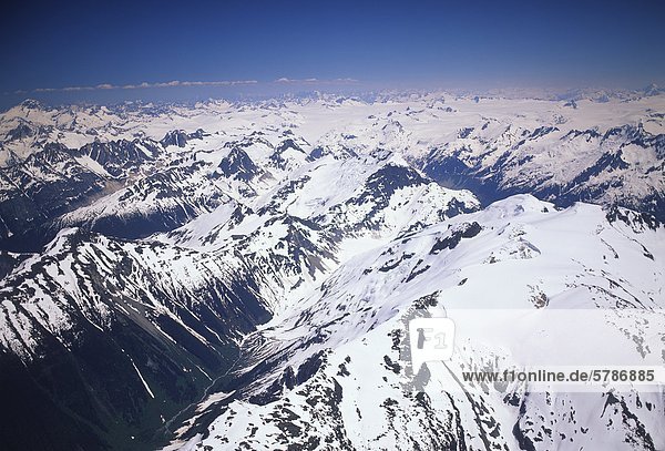 Berg Küste Ländliches Motiv ländliche Motive Fernsehantenne British Columbia Kanada