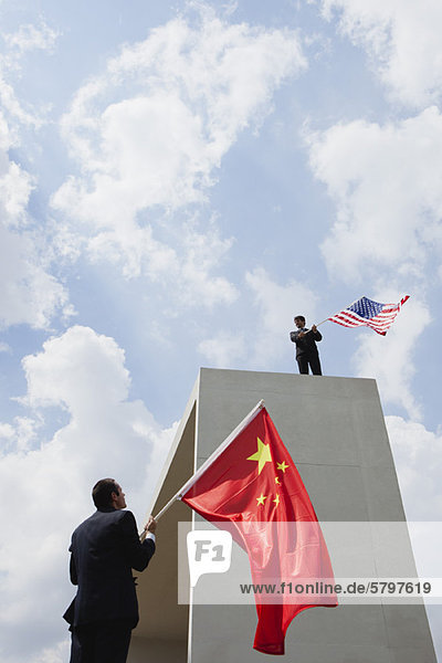 Die Vereinigten Staaten stehen China als Konkurrent gegenüber