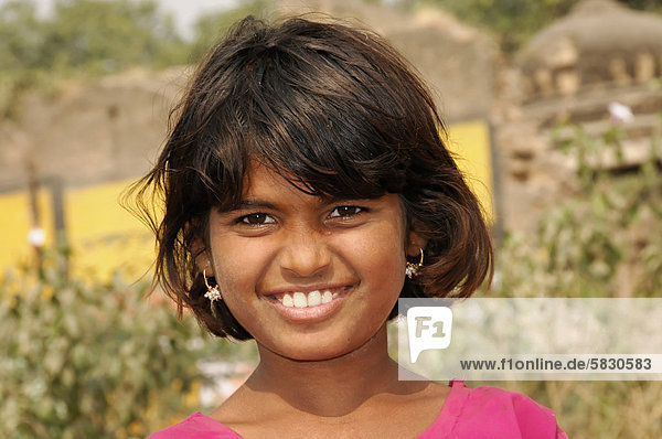 Indian girl  portrait  Kota  Rajasthan  North India  Asia
