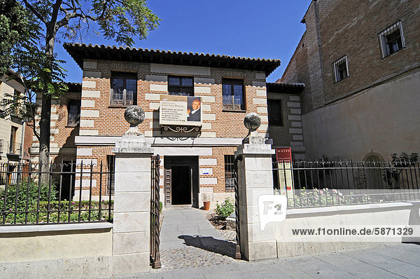 Geburtshaus von Miguel de Cervantes  Dichter  Museum  Alcala de Henares  Spanien  Europa