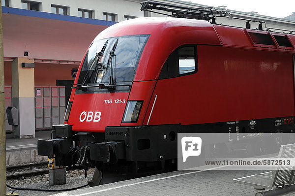 Lokomotive der ÖBB  Westbahnhof  Wien  Österreich  Europa