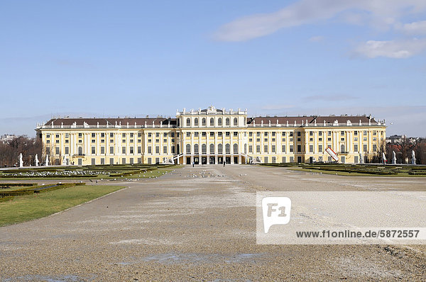 Schloss Schönbrunn  Wien  Österreich  Europa