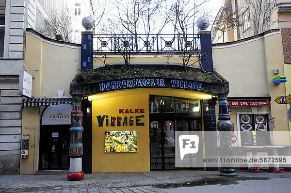 Wien Hauptstadt Europa Österreich Hundertwasserhaus