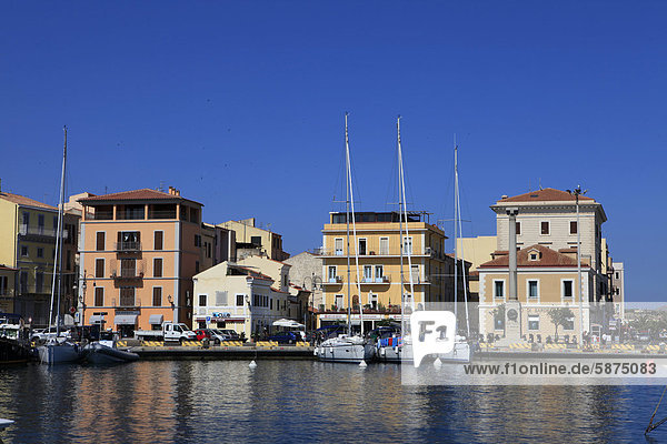 Hafen Europa Stadt Inselgruppe Italien Sardinien