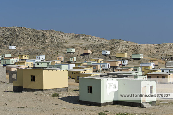 New buildings on the outskirts of Luederitz  Namibia  Africa