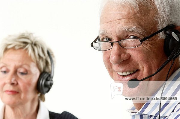 Portrait lächeln Kunde Dienstleistungssektor