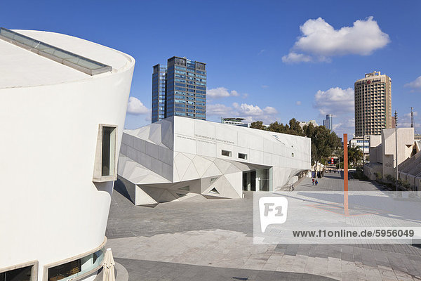 Aussenansicht des Neubaus des Tel Aviv Museum of Art  Tel Aviv  Israel  Nahost Herta und Paul Amir