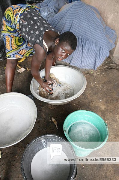 Wäscheservice  Lome  Togo  Westafrika  Afrika