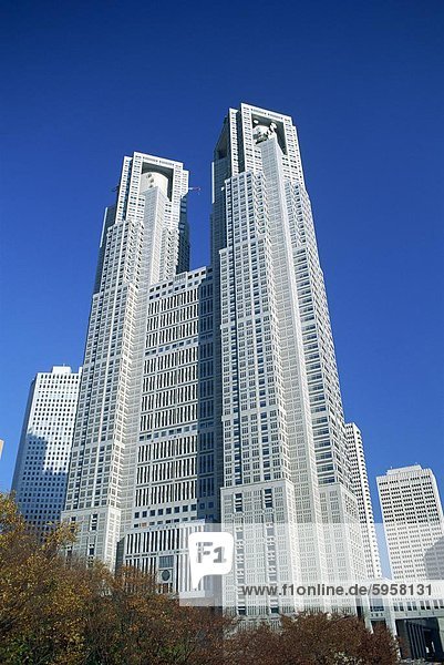 Das neue Rathaus von Tokio in Shinjuku  Tokio  Japan  Asien