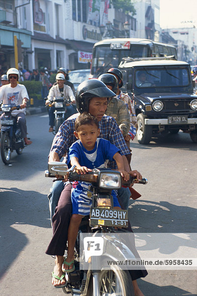 Traffic  Jogjakarta  Java  Indonesia  Southeast Asia  Asia