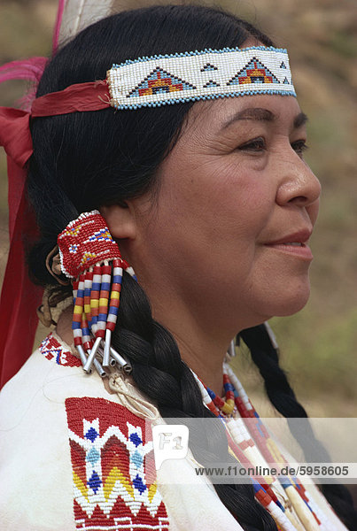Ehefrau von Kiowa Indianer Häuptling  Gallup  New Mexico  Vereinigte Staaten von Amerika  Nordamerika