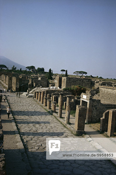 Pompeji  UNESCO World Heritage Site  Campania  Italien  Europa