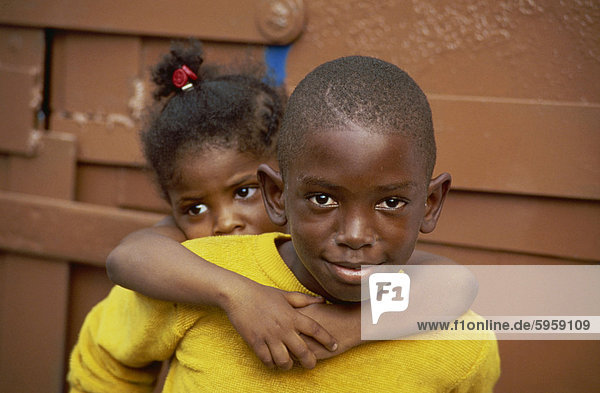Junge Kinder  St. Thomas  Jungferninseln  Karibik  Caribbean  Mittelamerika