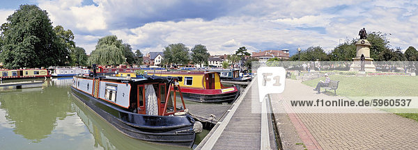 Bancroft-Becken  Stratford am Avon-Kanal  Stratford upon Avon  Warwickshire  England  Vereinigtes Königreich  Europa