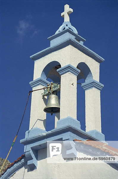 Kirche Glockenturm  Kalimnos  Dodecanese Inseln  griechische Inseln  Griechenland  Europa