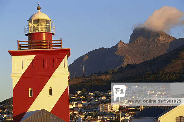 Mouille Point Lighthouse  Kapstadt  Südafrika  Afrika