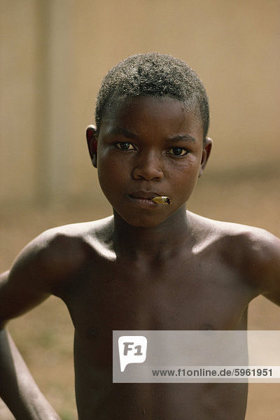 Boy with cigarette  Niamey  Niger  Africa