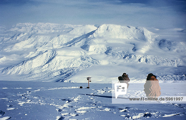 From Mount Nousen looking to Axel Heiberg Glacier  Antarctica  Polar Regions