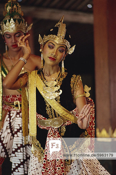 Tänzer  Yogyakarta  Java  Indonesien  Südostasien  Asien