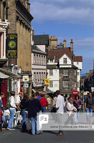 Königliche Meile  Edinburgh  Lothian  Schottland  Vereinigtes Königreich  Europa