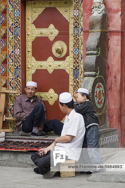 Muslimische Viertel  Barkhor  Lhasa  Tibet  China  Asien