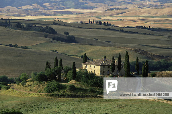 Bauernhaus Europa Morgen Einkommen Italien Toskana San Quirico d'Orcia