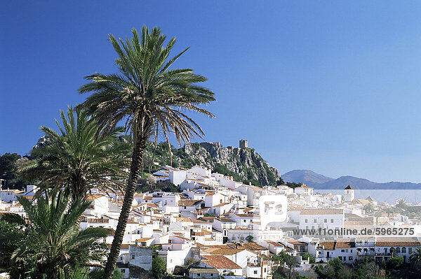 Dorf von Gaucin  Malaga-Bereich  Andalusien  Spanien  Europa