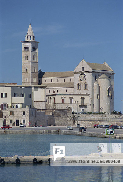 Europa Meer Ignoranz Kathedrale Apulien Jahrhundert Italien Trani