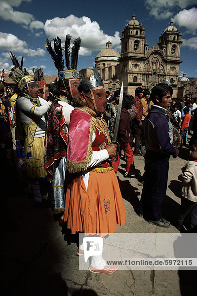 Inti Raymi festival  Cuzco  Peru  South America