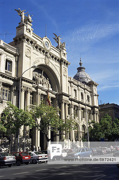 Post und Telegraph Building  Valencia  Spanien  Europa