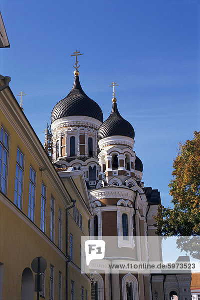 Alexander-Newski-Kathedrale  Altstadt  UNESCO Weltkulturerbe  Tallinn  Estland  Baltikum  Europa